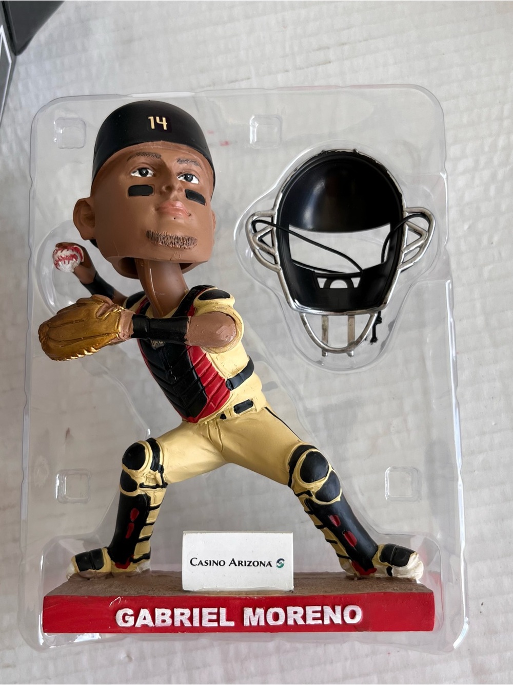Arizona Diamondbacks Gabriel Moreno Gold Glove Bobblehead 2024 SGA NIB